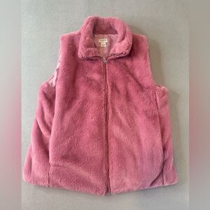 J Crew Women’s faux fur vest from J Crew size M